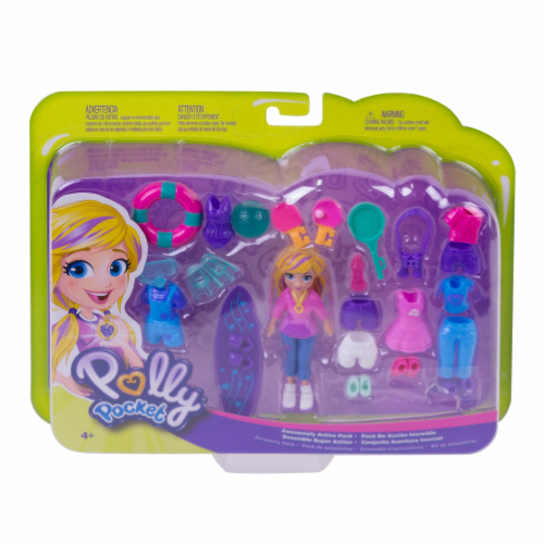 polly pocket active doll playset