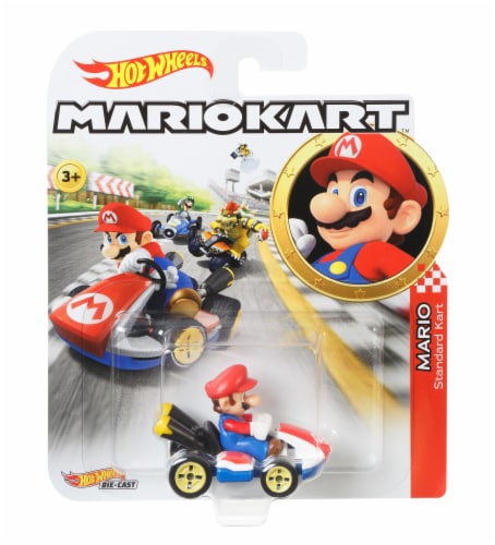 Mattel Hot Wheels Mario Kart Mario Standard Kart Toy Vehicle 1