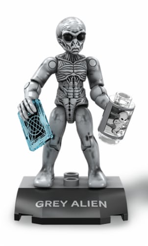 Mega Construx Heroes Gray Alien Micro Action Figure 1 ct Smith s Food and Drug