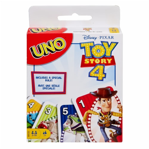 Disney PIXAR Toy Story 4 UNO Card Game Perspective: front