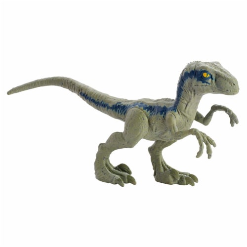 Mattel Jurassic World Blue Velociraptor Action Figure 6 In Metro Market