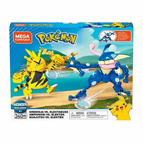 Mega Bloks 30379760 Mega Construx Pokemon Greninja Vs Electabuzz  Construction Set with Charac, 1 - Kroger