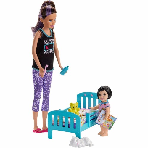 Barbie Skipper Babysitters Inc. Bedtime Playset w/ Skipper Doll, Toddler  Doll w/ Glow Pajamas, 1 - Smith's Food and Drug