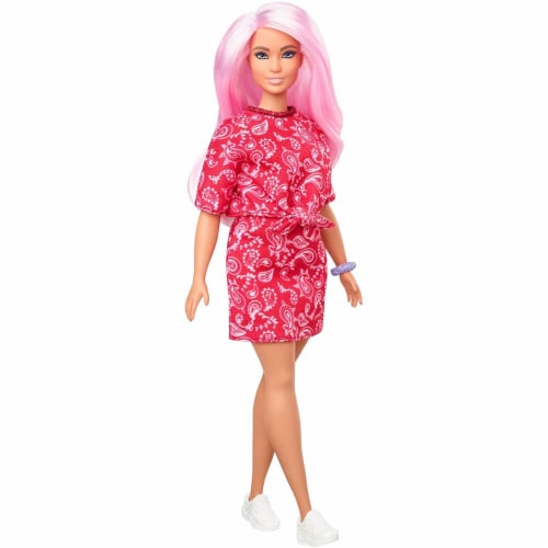 Barbie pink hair hotsell