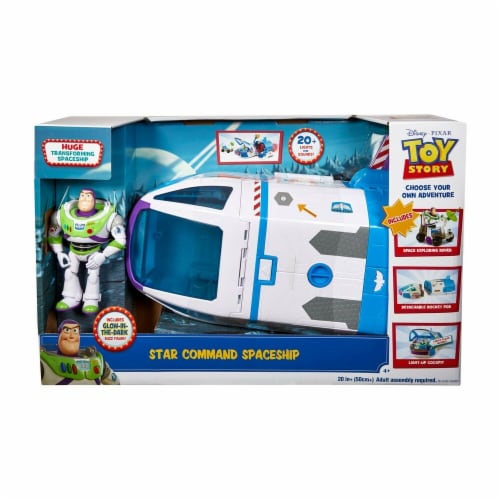 Mattel Toy Story 4 Buzz Lightyear Star Command Spaceship Playset, 1 ct ...