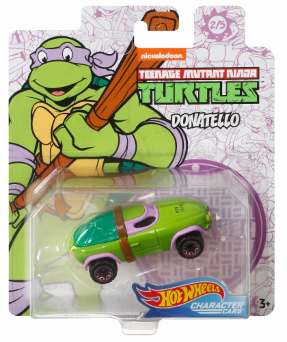 Mattel Hot Wheels® Teenage Mutant Ninja Turtles Donatello Toy Car Perspective: front