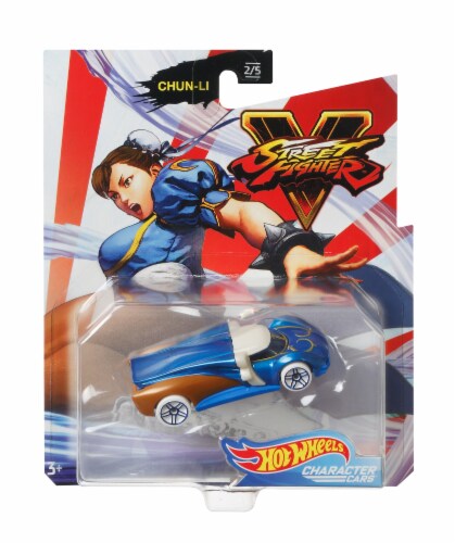 Mattel Hot Wheels® Character Cars Street Fighter V Chun-Li Toy Car Perspective: front