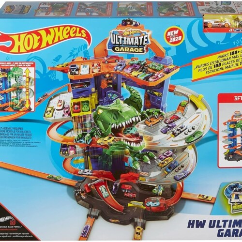 Hot Wheels® Ultimate Garage Robo T-Rex Multi-Level Tower with