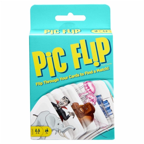 Mattel Pic Flip Card Game Perspective: front