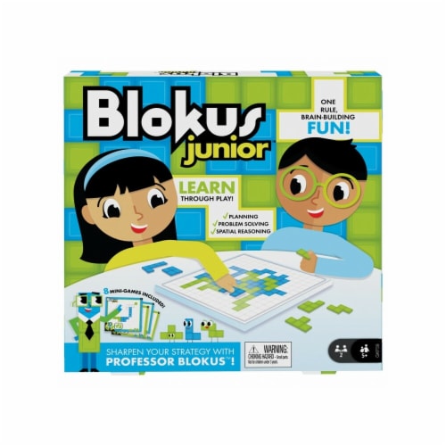 Mattel MTTGKF59 Blokus Jr Board Game Perspective: front