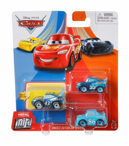 Mattel Disney Pixar Cars Mini Racers Dinoco Daydream Series 3 pk Foods Co