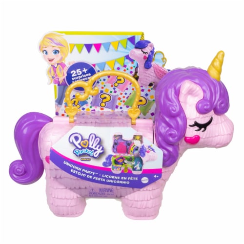 Mattel Polly Pocket Unicorn Party Playset, 1 ct - City Market