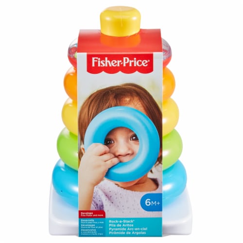 Fisher Price Rock-A-Stack Development Play Set Perspective: front