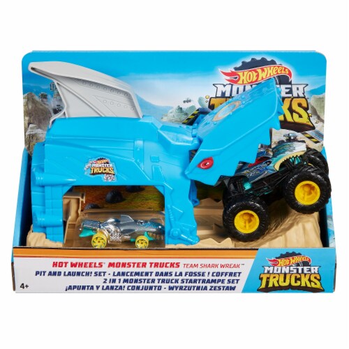 Hot Wheels Monster Trucks Launch & Bash Playset by Mattel