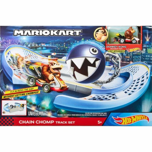 Hot wheels mario kart mario track set hotsell
