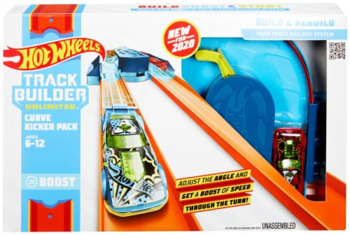 Hot Wheels Workshop Track Builder Turn Kicker Track Extension