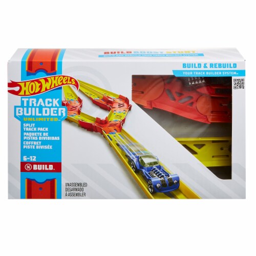 Mattel Hot Wheels Track Builder Unlimited Split Track Pack 1 ct