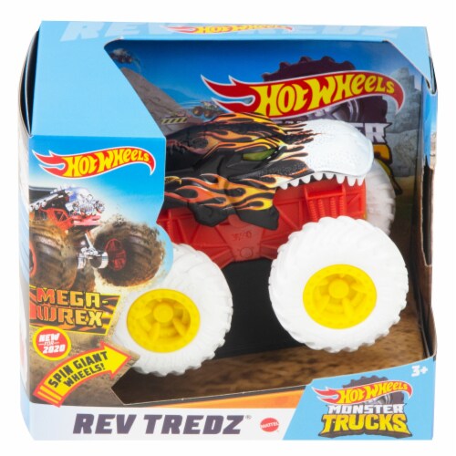 Hot Wheels Monster Trucks Rev Tredz Mega Wrex Vehicle 1 ct Harris Teeter