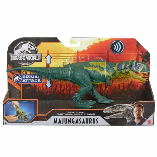 Mattel Jurassic World Majungasaurus Sound Strike Dinosaur Toy, 1 ct