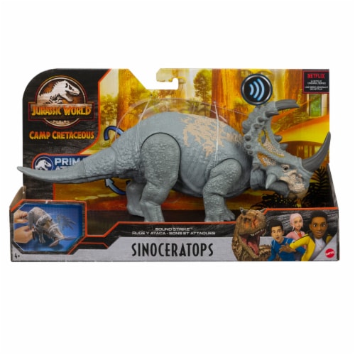 Mattel Jurassic World Sinoceratops Sound Strike Dinosaur Toy 1 ct Smith s Food and Drug