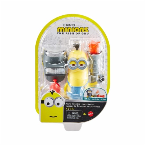 Mattel Minions Flame Throwing Kevin Perspective: front