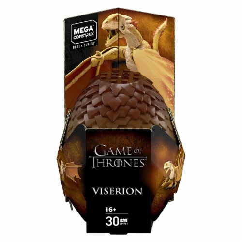 mega construx game of thrones ice viserion showdown building set