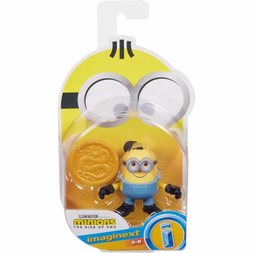 Fisher Price Despicable Me Minions: Rise of Gru Imaginext Otto with Coin Mini Figure Perspective: front