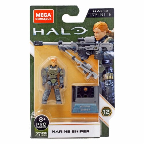Mega Construx™ Halo Heroes Action Figures - Marine Sniper Perspective: front