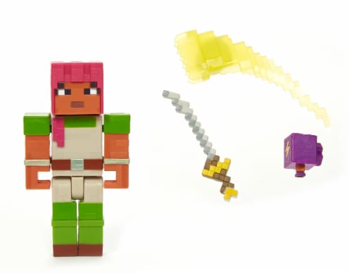 Mattel Minecraft Dungeons 325 Hedwig Figure Perspective: front