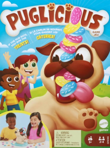 Mattel Puglicious Board Game Perspective: front