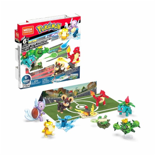 Mega Construx™ Pokemon Trainer Team Challenge Set Perspective: front