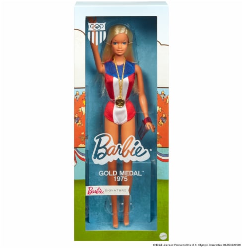 Mattel Barbie® Gold Medal Barbie Doll Perspective: front