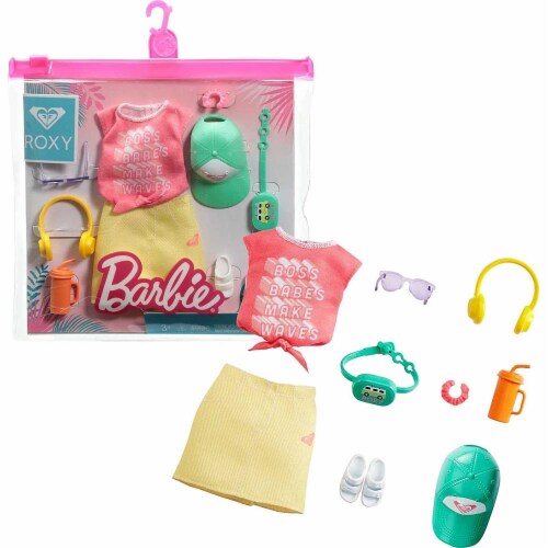 Barbie Storytelling Fashion Pack of Doll Clothes Inspired by Roxy Red  Graphic Top, 1 - Fry's Food Stores