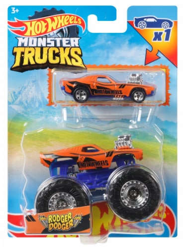 Hot Wheels Monster Trucks 1: 64, 4 Pack (Style Chosen at Random), 1 - Kroger