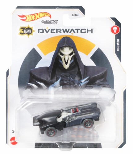 Mattel Hot Wheels Overwatch Reaper Character Car Perspective: front