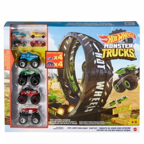 Hot Wheels Monster Truck Epic Loop Challenge Playset 1 unit Pay