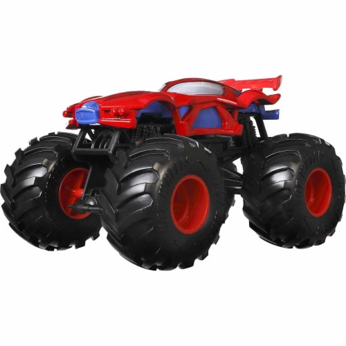 Hot wheels Monster Trucks Spiderman Coche De Juguete Multicolor