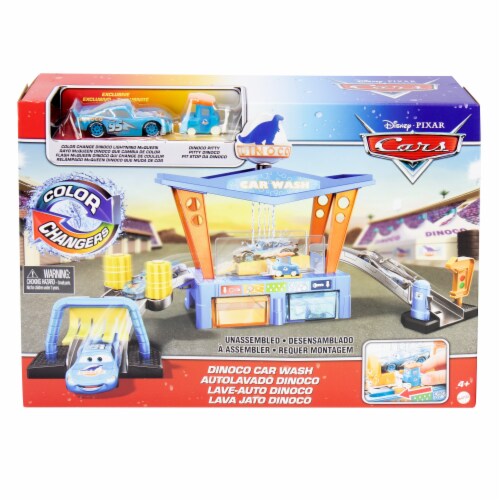 Mattel Disney Pixar Cars Color Change Dinoco Car Wash Playset 1 Ct King Soopers