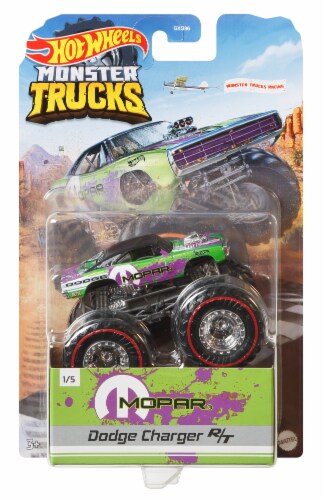 Mattel Hot Wheels Monster Truck Dodge Charger Wheeled Vehicle 1