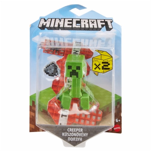  Mattel Minecraft Creeper 3.25 Scale Scale Video Game Authentic  Action Figure with Accessory and Craft-a-Block : Toys & Games