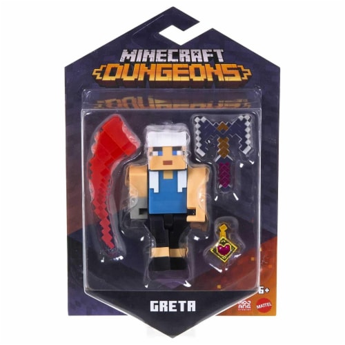 Minecraft Dungeons Greta Action Figure Perspective: front