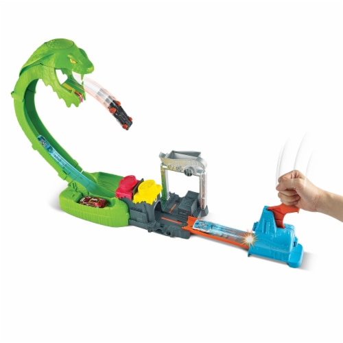 Mattel Hot Wheels® Toxic Snake Strike Playset Perspective: front