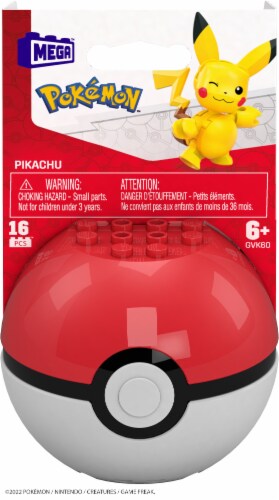 Pokemon Pokemon Mega Construx Building Set | Pikachu w/ Poke Ball