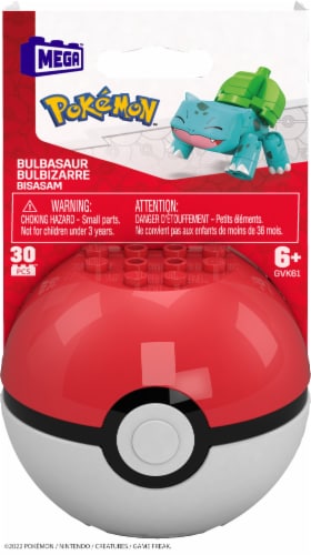 Mega Pokemon Jumbo Bulbasaur Building Toy Kit, With 1 Action