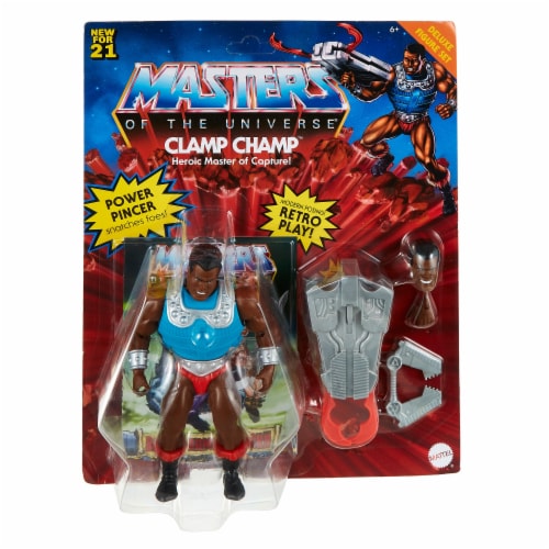 Mattel® Masters Of The Universe Origins Clamp Champ Action Figure Perspective: front