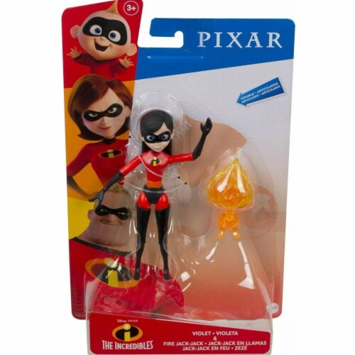 Disney Pixar Core Incredibles Violet Fire Jack Jack Figure Set 1 Unit Kroger