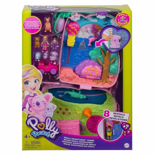 Mattel Polly Pocket Koala Adventures Purse Playset, 1 ct - Gerbes