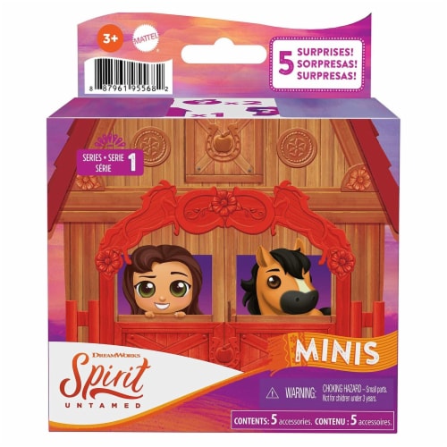 Mattel Spirit Untamed Mini Horse & Character Surprise Box Perspective: front