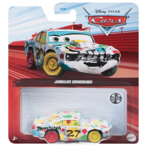 Mattel Disney Pixar Jambalaya Chimichanga Car Toy Perspective: front