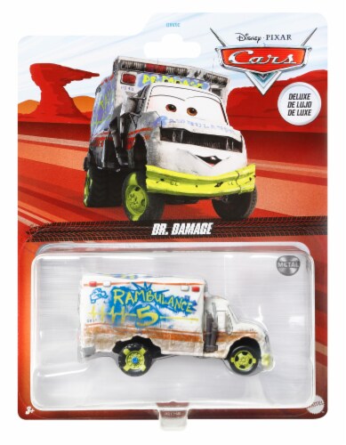 Mattel® Disney Pixar Cars Dr. Damage Toy Truck Perspective: front